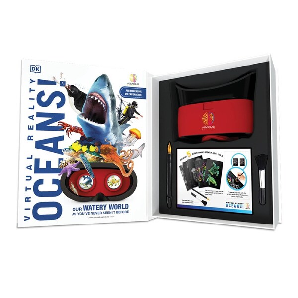 Abacus VR Gift Box Oceans Kids/Children Art/Learning w/ Interactive Book 8y+