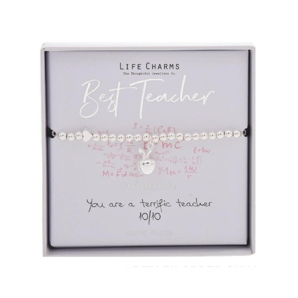 Life Charms Bracelet Best Teacher