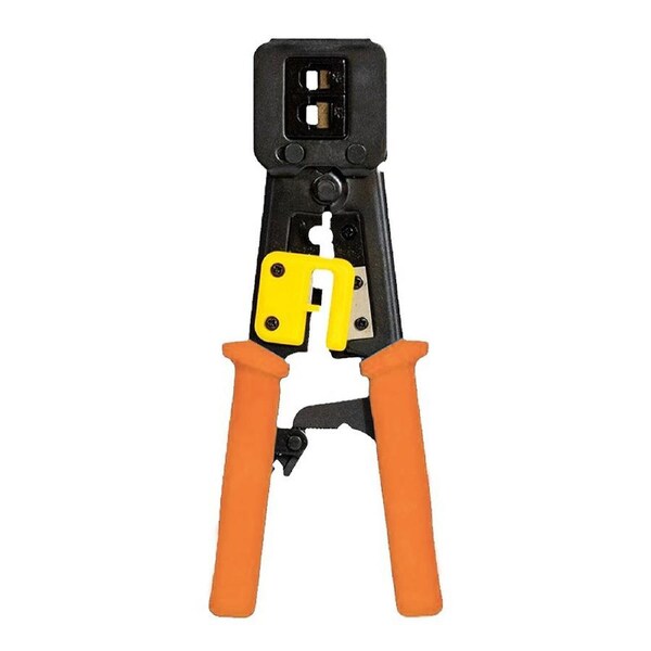 Salesbay Network Crimping Plier 6P/8P Ratcheting Wire Cable Terminal Crimper