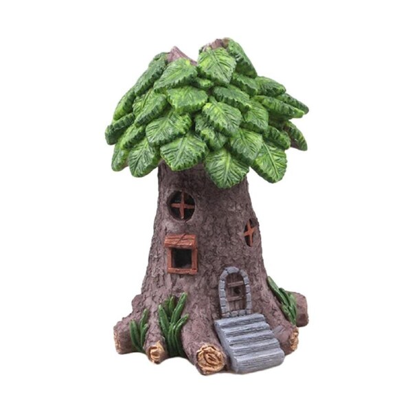 Resin Tree House Fish Tank Aquascape Gardening Micro Landscape DIY Decoration