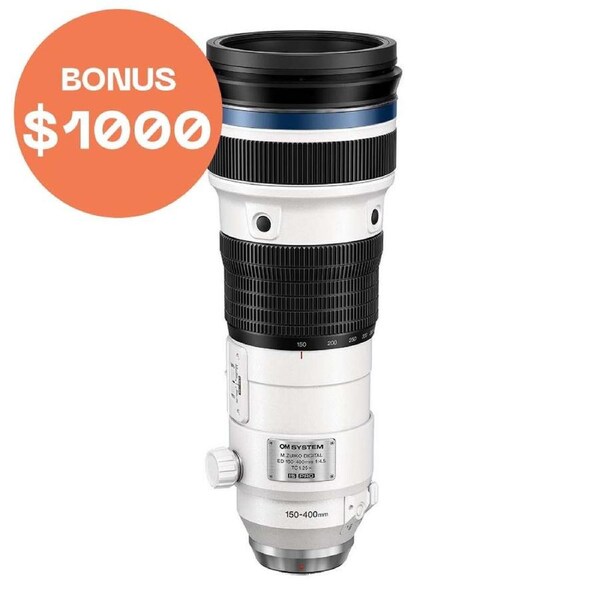 OM System ED 150-400mm F4.5 TC1.25x IS PRO Lens