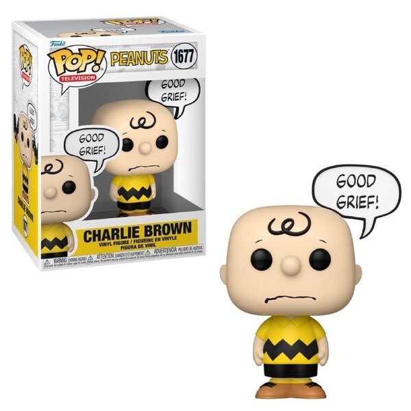 Peanuts Charlie Brown Good Grief Funko POP! Vinyl