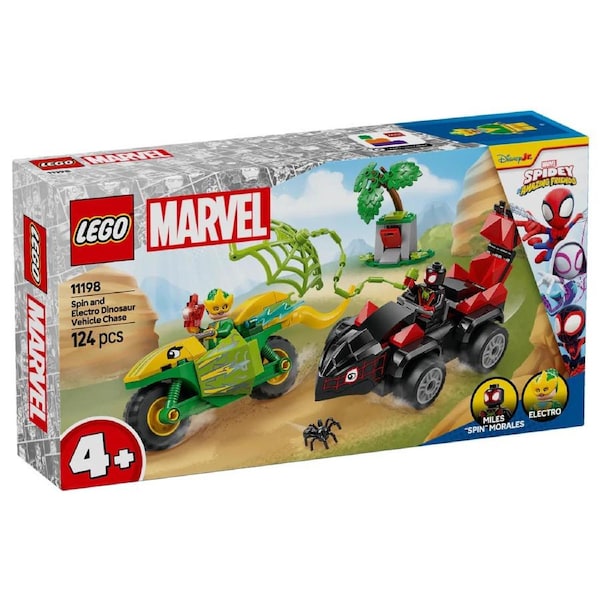 Lego Marvel - Spidey Spin and Electro Dinosaur Vehicle Chase