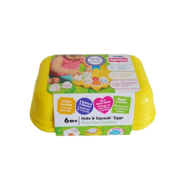 Tomy Hide And Squeak Eggs