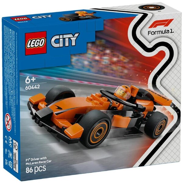 Lego City - F1 Driver with McLaren Race Car