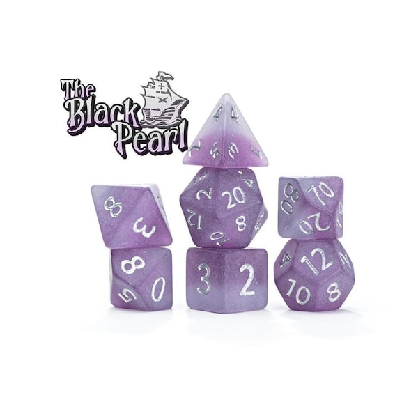 Gatekeeper Sea Glass Dice - The Black Pearl