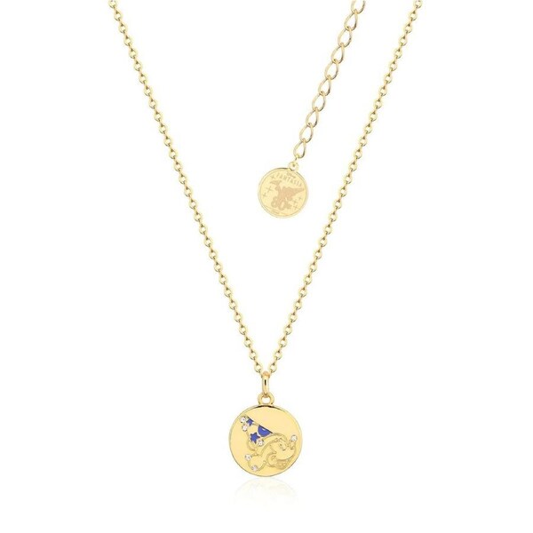 Couture Kingdom - Disney - Fantasia Sorcerer Mickey Medallion Necklace Yellow Gold