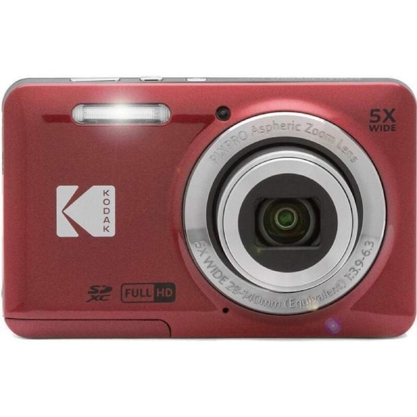 Kodak Pixpro FZ55 Digital Compact Camera Red