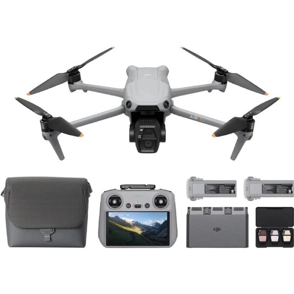 DJI Air 3S Drone Fly More Combo with DJI RC 2 Remote Controller