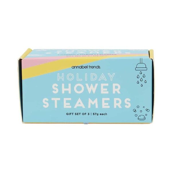 3pc Annabel Trends Holiday Relaxing Shower Steamers Self Care Gift Box Set