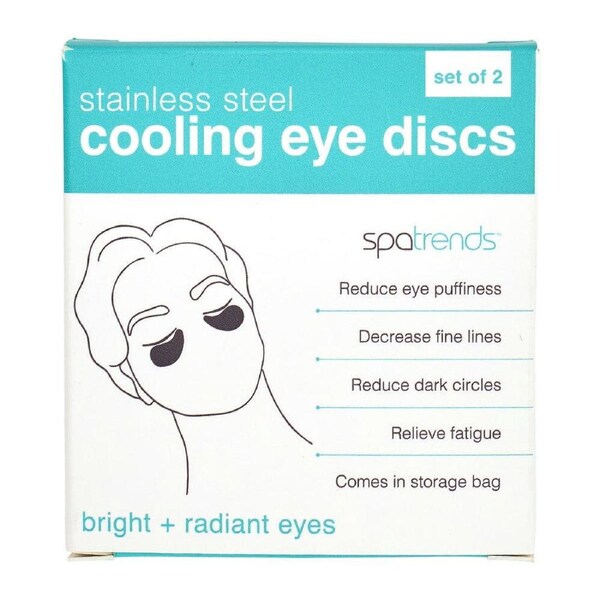 Annabel Trends Spa Trends Cooling Eye Discs Spa Relax/Relief w/ Storage Bag