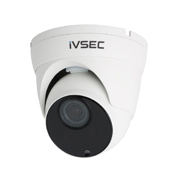 Ivsec Turret Ip Camera 5Mp 2.8Mm-12Mm Motorised Lens 20Fps Poe Ip66 40M Ir