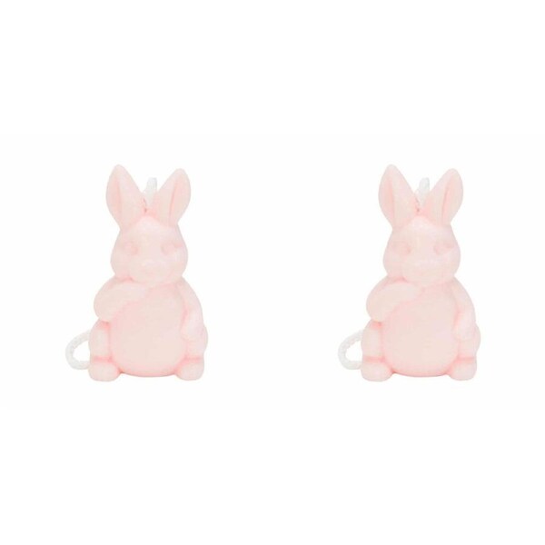 2PK Annabel Trends Soap On A Rope 160g Sea Salt Scented Bath Soap Bunny Pink