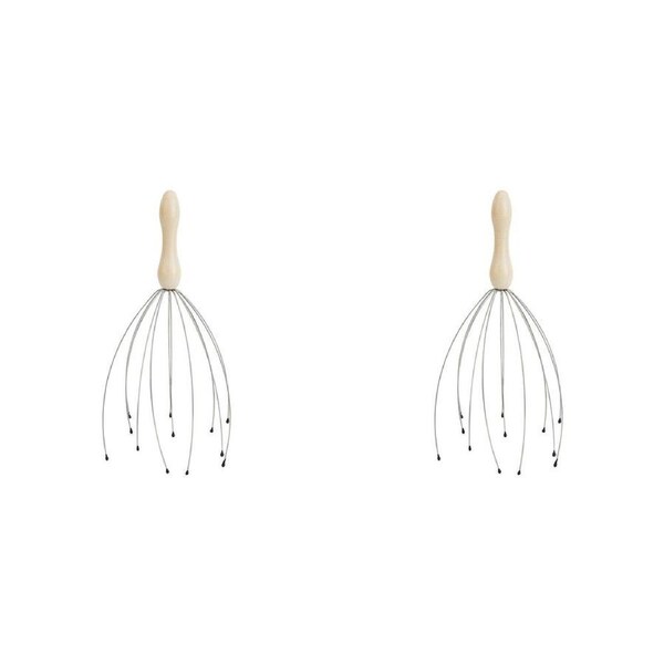 2PK Annabel Trends Feel Well Multi Prong Head Massager Relax/Relief Massage 23cm