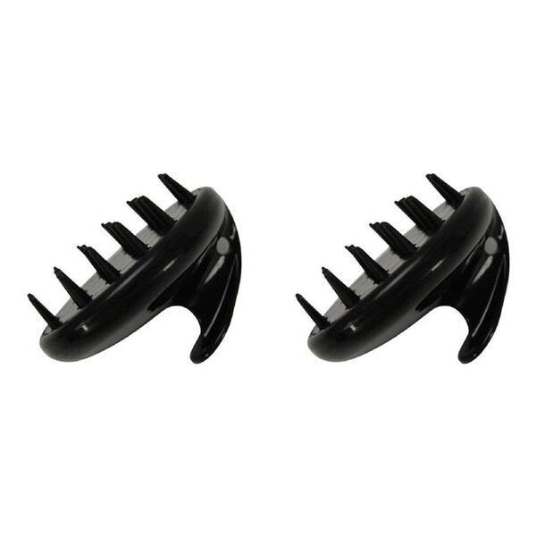 2PK Annabel Trends Mens Scalp Massager/Relief Hair/Scalp Massage 9x7.5cm Black