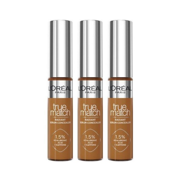 3 x L'Oreal Paris True Match Radiant Serum Concealer 11mL - 9N