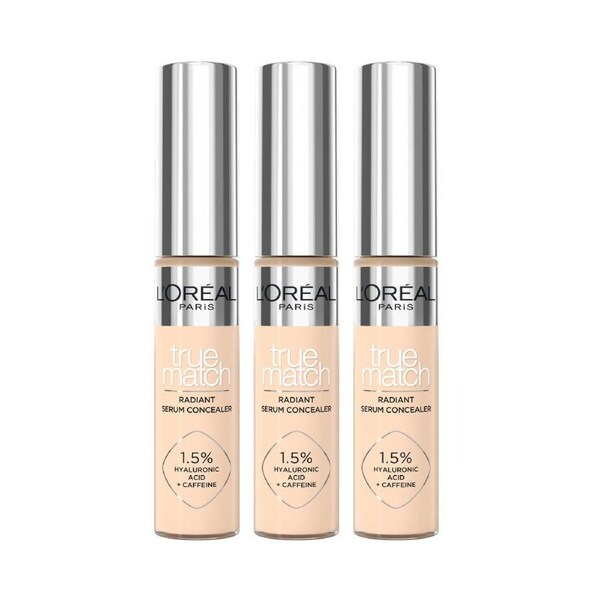 3 x L'Oreal Paris True Match Radiant Serum Concealer 11mL - 3R/C
