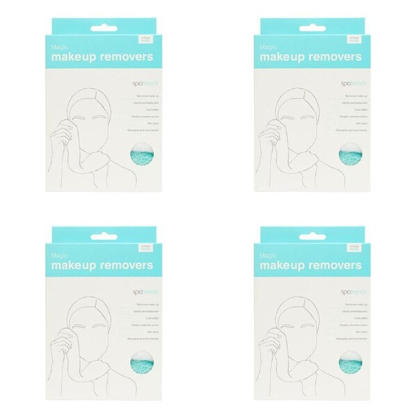 16pc Annabel Trends Spa Trends Microfibre Magic Facial Makeup Removers 38x18cm