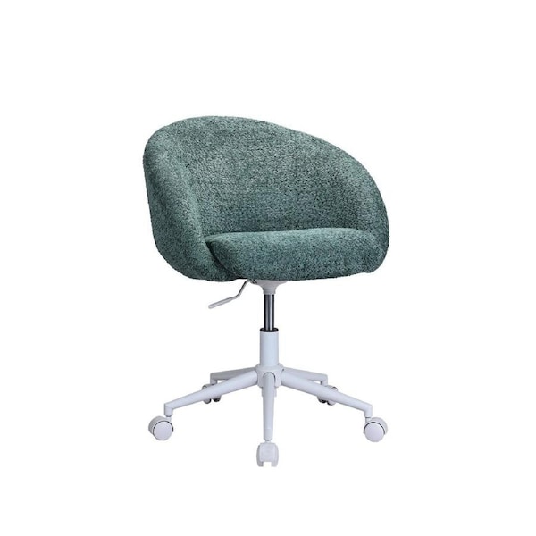 Maestro Furniture Marquin Boucle Fabric Computer Desk Task Office Working Chair Green