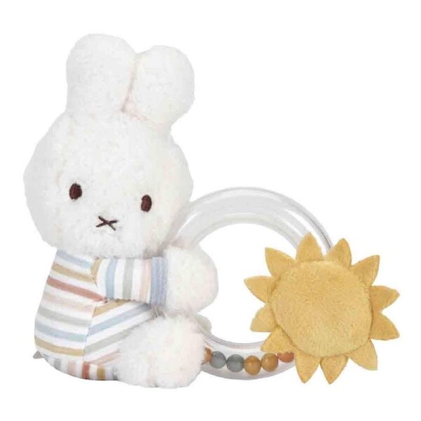 Miffy x Little Dutch - Miffy Ring Rattle Vintage Stripes