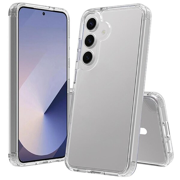 ZUSLAB for Samsung Galaxy S25 Case Slim Hybrid Protective Heavy Duty Shockproof Cover (2025) - Clear