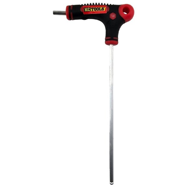 KC Tools 1/8" T-Handle Hex Allen Key with Ball End - A130823