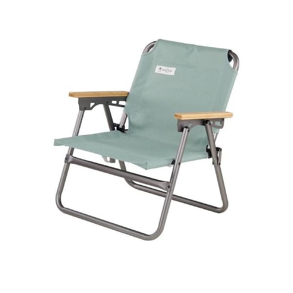 OZtrail Low Rise Beach Chair Camping Foldable Seat 55x60cm Palm Cove Green