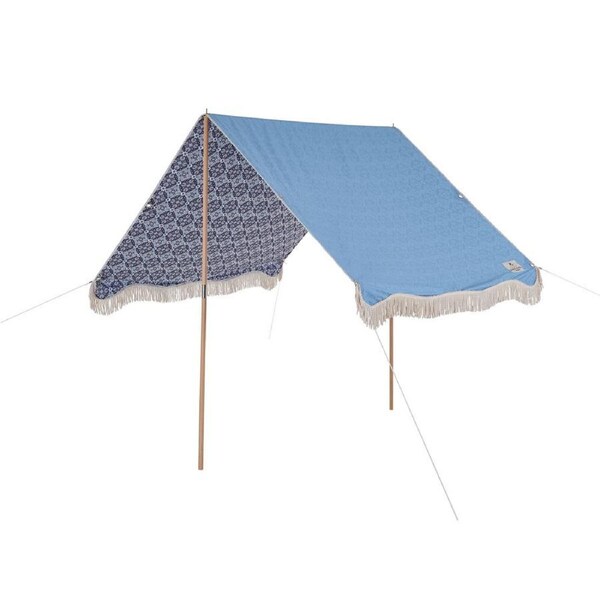 OZtrail Polycotton Beach Canopy Sun Shade UV50+ 180cm Bells Beach Blue