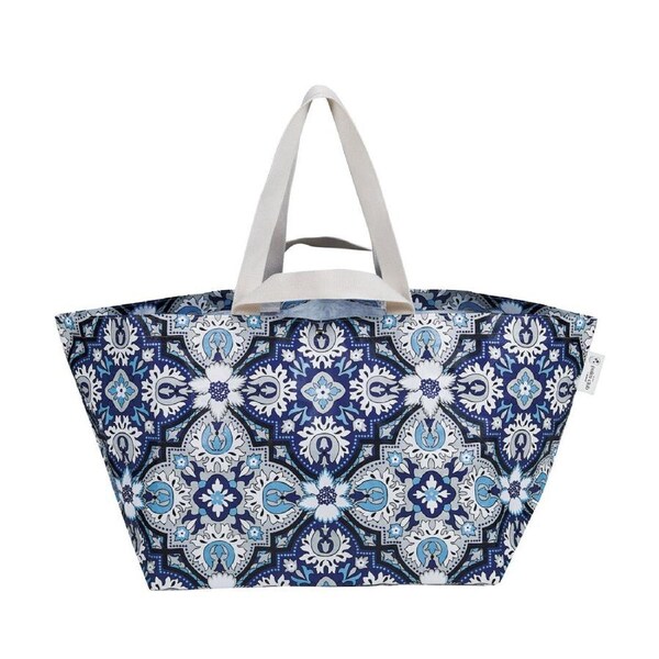 OZtrail Womens Beach Tote Bag Summer Storage Carry 80x36cm Bells Beach Blue