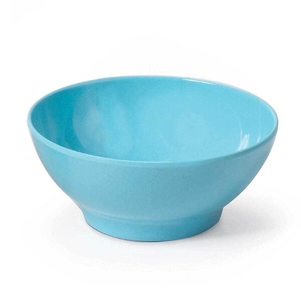 Campfire Bamboo Serving Bowl Camping/Picnic Kitchen Tableware Round 15cm Blue