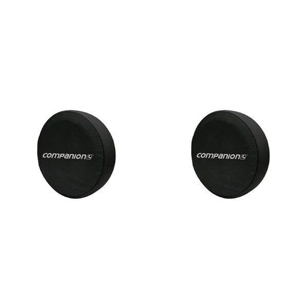 2PK Companion Caravan Wheel Cover Protector For 29'' Spare Tire/Tyres Black