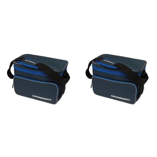 2PK Companion 12-Can Crossover Cooler Bag Camping/Picnic Accessory 31x22cm Blue