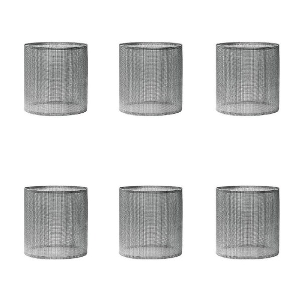 6PK Companion Lantern Mesh Gaslight Cover Camping/Hiking Accessory LRG 11x11.5cm