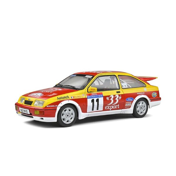 Solido Licensed 1:18 Scale Ford Sierra RS500 Tour De Corse 1987 Model Car
