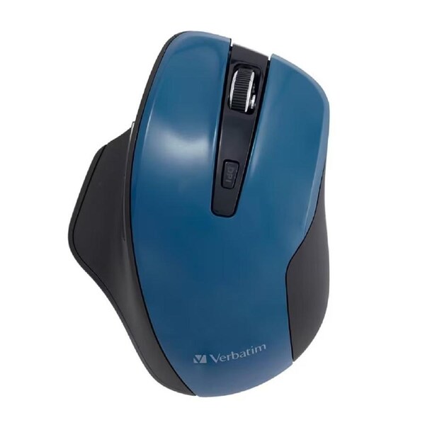 Verbatim Silent Ergonomic Wireless LED Mouse Blue 70244