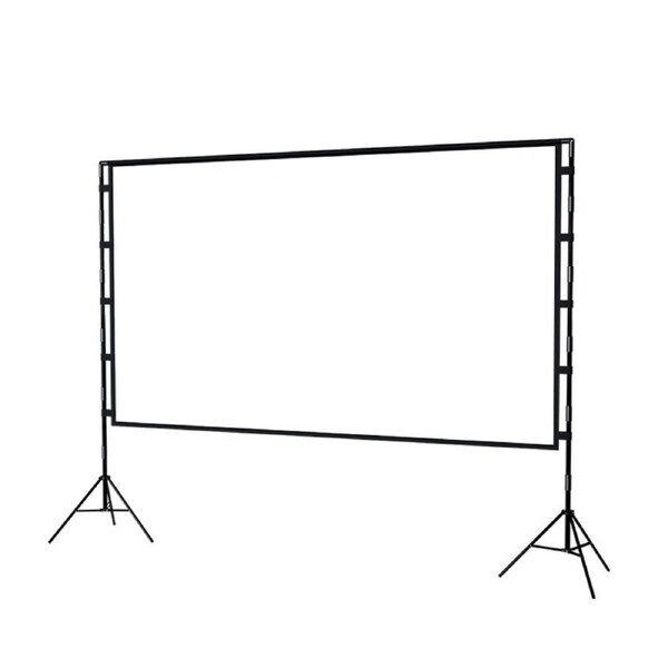 120” Portable Movie Projector Screen - Outdoor Indoor 16:9 4K Tripod Stand Case