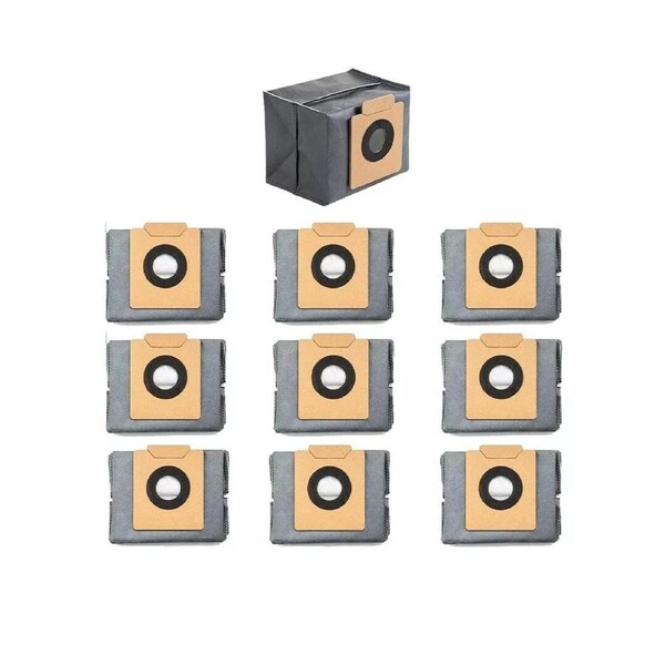 iDeer life 10 Pack Disposable Dust Bags Compatible with Eufy X8 PRO / X10 PRO Robot Vacuum Cleaner