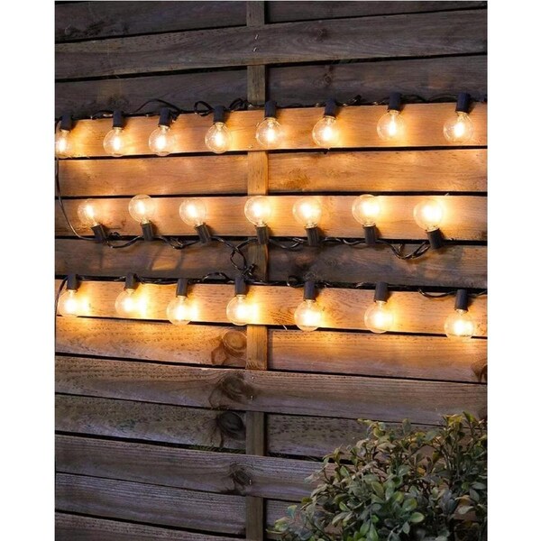 Litogo 18M 30+3 Groud String Light, Plug in, Waterproof 2700K 23m Warm Lights