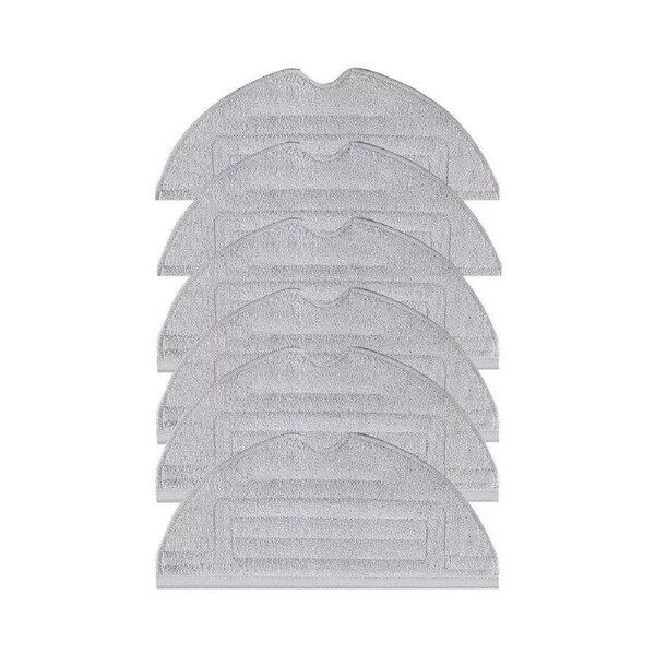 iDeer life 6 Pack Mop Compatible with Roborock G20/S8 PRO Robot Vacuum Cleaner