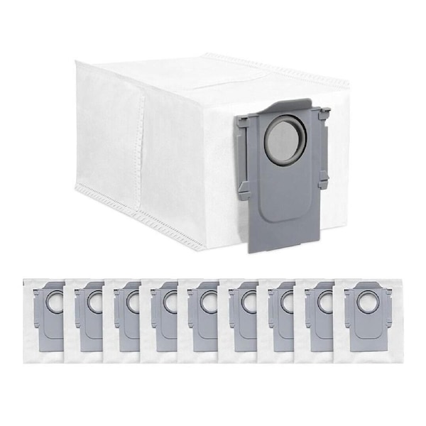 iDeer life 10 Pack Disposable Dust Bags Compatible with Roborock P10 PRO/P10S/Qrevo PRO/Qrevo MaxV Robot Vacuum Cleaner