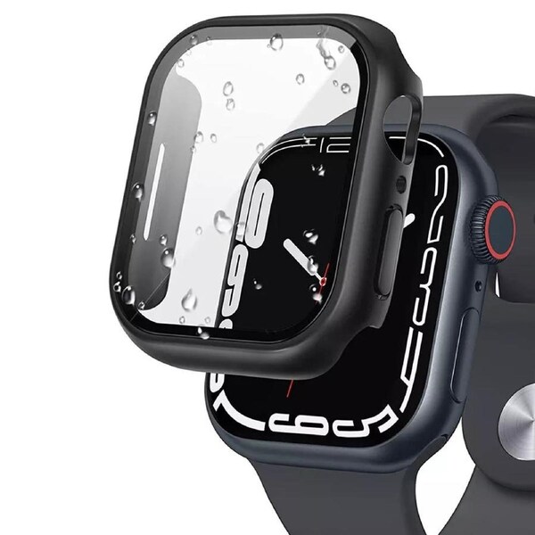 Black For Apple Watch Case Cover iWatch Series 10 46mm Screen Protector