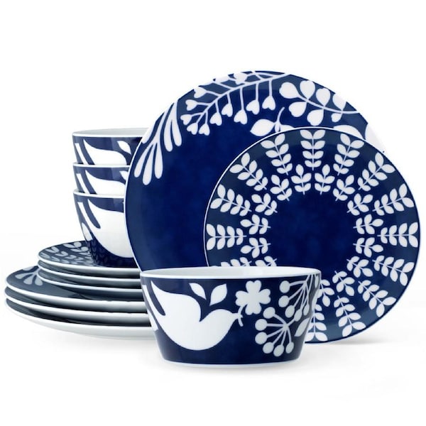 Noritake Bluefjord 12 Piece Dinner Set