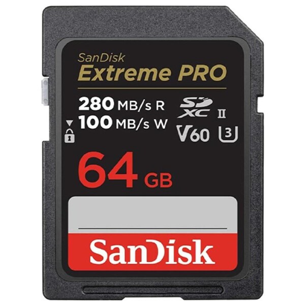SanDisk 64GB EXT PRO 6K SDXC Card