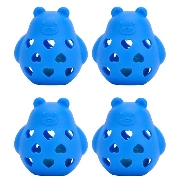 4PK Annabel Trends Silicone Roly Rattle Baby/Toddler Sensory Fun Play Toy Bear