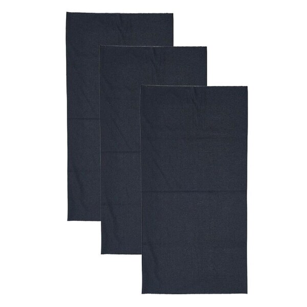3PK Annabel Trends Happywrap Women's Multipurpose Bandana/Scarf 50x25cm Black