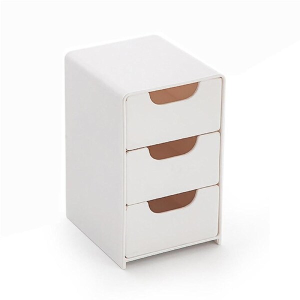 Mini Desktop Organiser Box Portable Storage Box for Office Home Desk Accessories