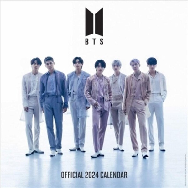 BTS Official 2024 Square Wall Calendar: Limited Edition
