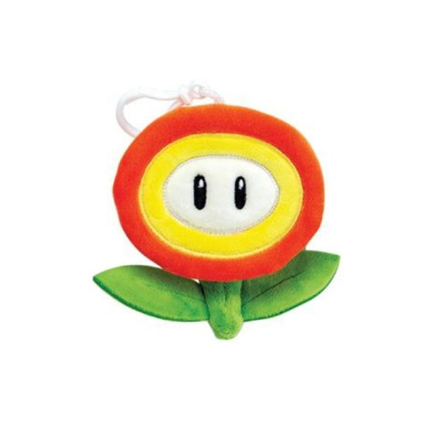 Super Mario Fire Flower Plush Bag Clip
