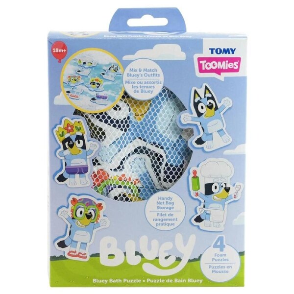 Tomy Toomies Bluey Bath Puzzle Pack