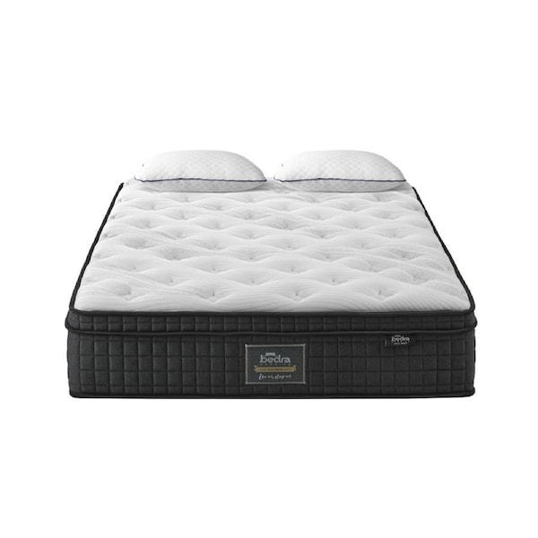 Bedra Queen Mattress Cool Gel Foam Pocket Spring 34CM with Pillows